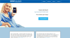 Desktop Screenshot of instantjobupdate.com
